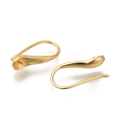 Rack Plating Brass Earring Hooks KK-C081-02G-1