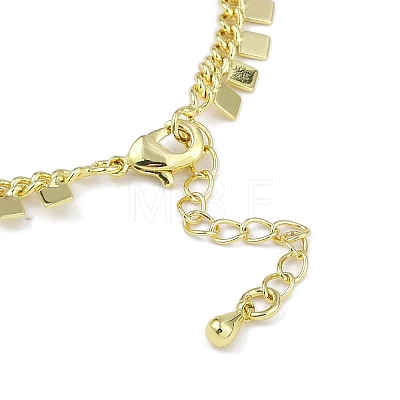 Rack Plating Brass Bracelets for Women BJEW-K244-08D-G-1