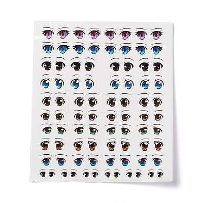 Water Transfer Eyes Stickers DIY-B039-02-1