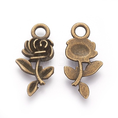 Tibetan Style Alloy Pendants PALLOY-WH0054-01AB-1