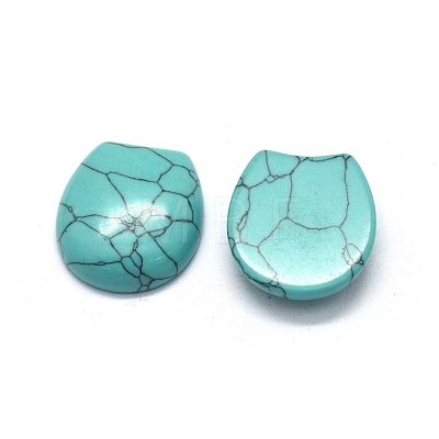 Synthetic Turquoise Cabochons G-O175-13C-1