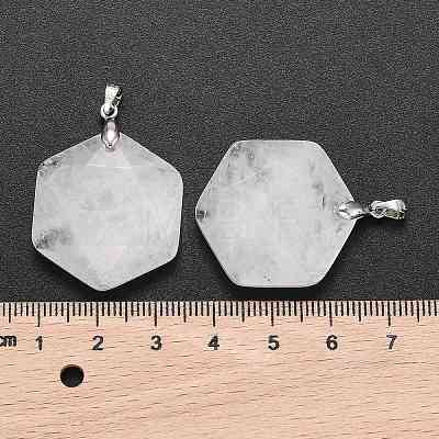 Natural Quartz Crystal Pendants G-F340-03F-1