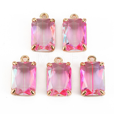 Transparent Glass Pendants GLAA-S193-008-B01-1