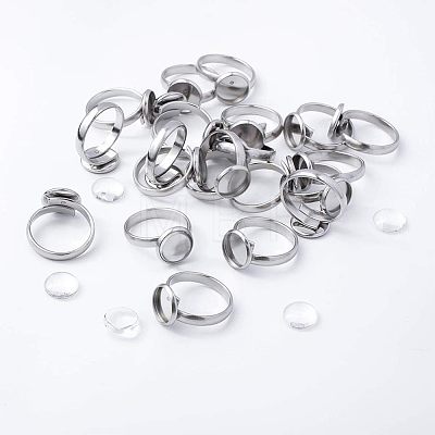 Unicraftale DIY Ring Making Kits DIY-UN0001-07P-1