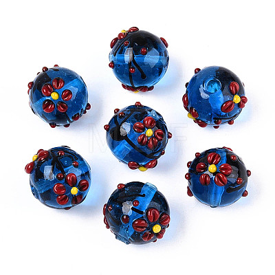 Handmade Lampwork Enamel Beads X1-LAMP-T023-23B-1