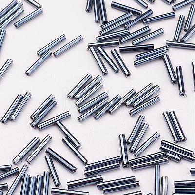 Glass Bugle Beads SEED-E001-9mm-129#-1