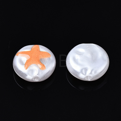 3D Printed ABS Plastic Imitation Pearl Beads KY-S168-014-1
