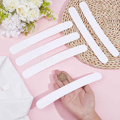 Plastic Collar Stays for Men's Dress Shirts AJEW-HY0003-21C-1
