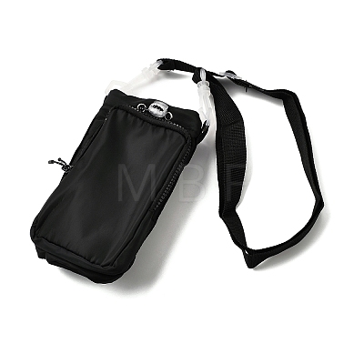 Cloth Crossbody Water Bottle Bag with Adjustable Strap AJEW-C047-03B-1