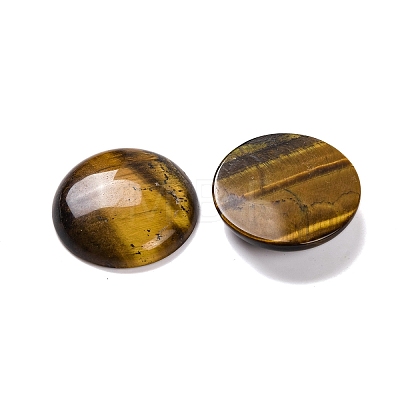 Natural Tiger Eye Cabochons G-B085-02A-05-1