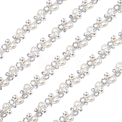 1 Yard Teardrop Iron Rhinestone Strass Chains CH-PH0001-18-1