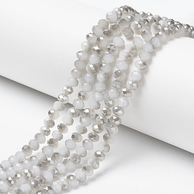 Electroplate Glass Beads Strands EGLA-A034-J2mm-E05-1