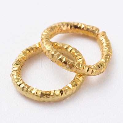 Iron Textured Jump Rings IFIN-D086-01-G-1