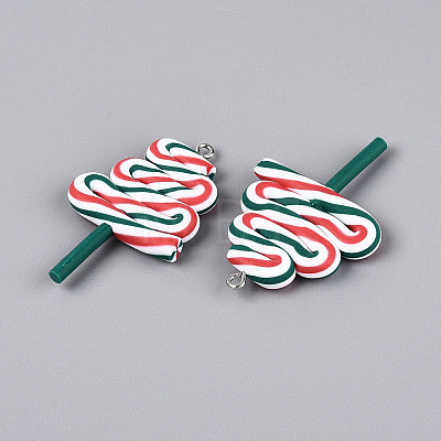 Handmade Polymer Clay Pendants CLAY-N013-32A-02-1