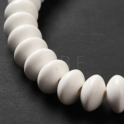 Handmade Pearlized Porcelain Beads PORC-E017-02K-1