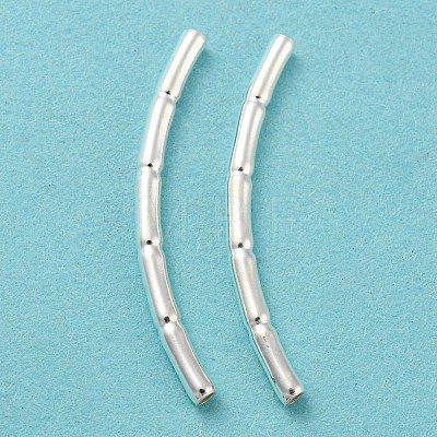 925 Sterling Silver Tube Beads STER-Z004-04C-1