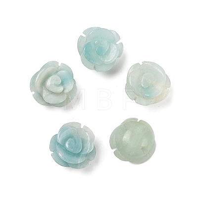 Natural Flower Amazonite Beads G-O156-C-19-1