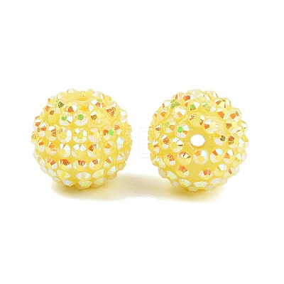 AB-Color Resin Rhinestone Beads RESI-S315-18x20-12-1