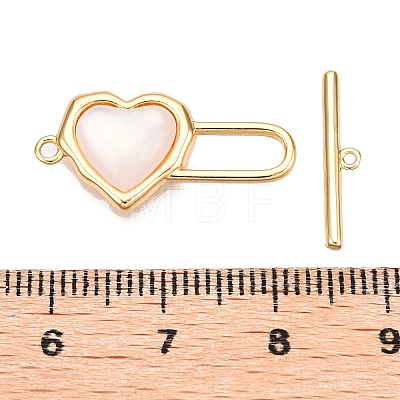 Brass Toggle Clasps KK-N254-140G-1