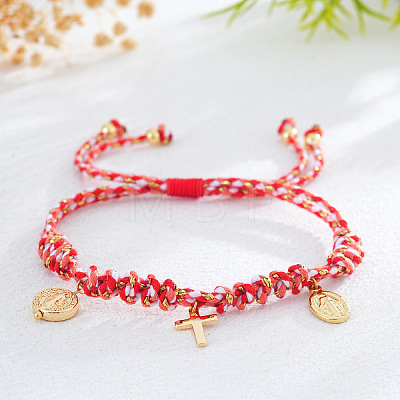 Brass Charm Bracelets OD9746-2-1