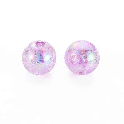 Transparent Crackle Acrylic Beads LS-MACR-S373-66-L01-1