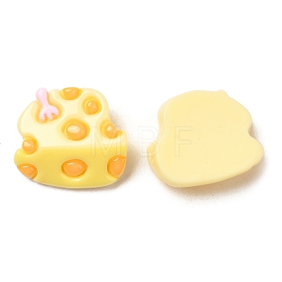 Opaque Resin Imitation Food Decoden Cabochons RESI-Z007-01A-1