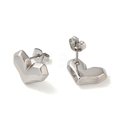 Non-Tarnish 304 Stainless Steel Stud Earring EJEW-C099-07P-1