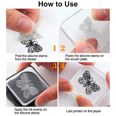 Custom PVC Plastic Stamps DIY-WH0371-0218-1