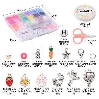 DIY Heishi Jewelry Set Making Kit DIY-YW0005-52-1