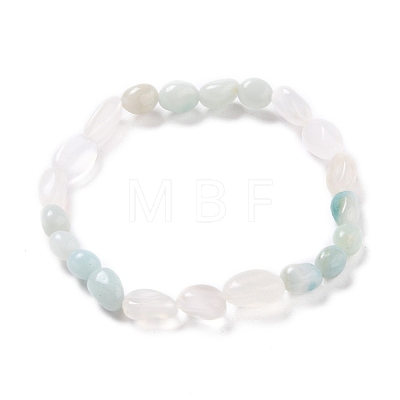 Natural Mixed Stone Stretch Bracelets BJEW-JB05641-1
