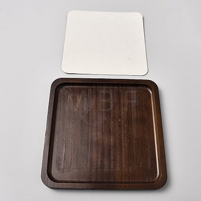 Square Wooden Organizer Display Jewelry Plates ODIS-WH0099-221E-1
