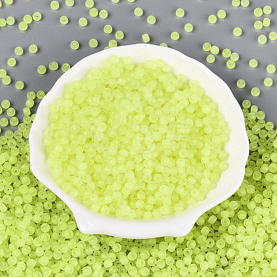 6/0 Transparent Inside Colours Glass Seed Beads SEED-N008-08U-1