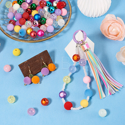 120Pcs 8 Styles Acrylic Beads MACR-TA0002-95-1
