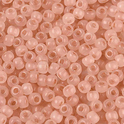 6/0 Transparent Inside Colours Glass Seed Beads SEED-N008-08M-1