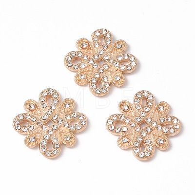 Alloy Rhinestone Cabochons DIY-B063-05LG-1