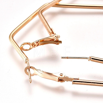 Iron Hoop Earrings EJEW-TAC0009-08G-1