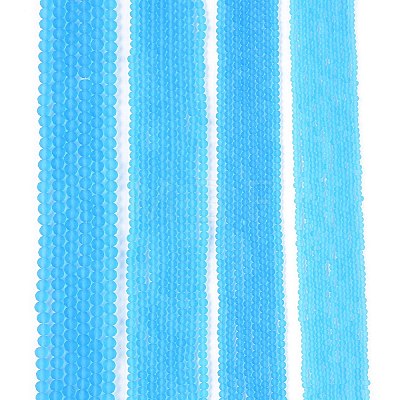 Transparent Glass Beads Strands EGLA-A044-T4mm-MD08-1