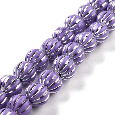 Grooved Resin Beads Strands RESI-M023-01C-1