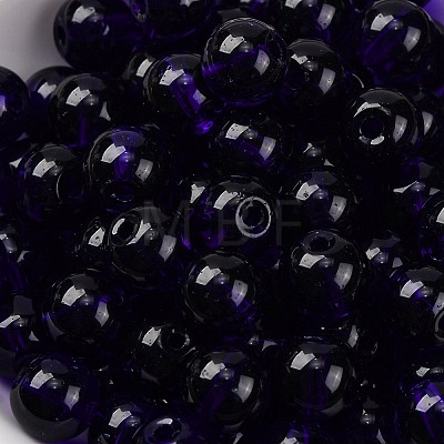Transparent Colours Glass Seed Beads SEED-Z004-T8MM-07-1