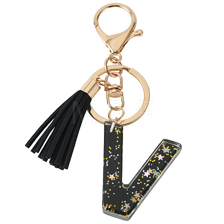 1Pc Resin Letter Keychains KEYC-TADJ0001-09V-1