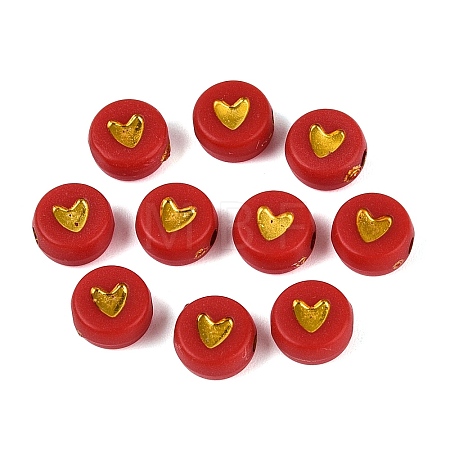 Opaque Acrylic Beads AC-N167-04A-1