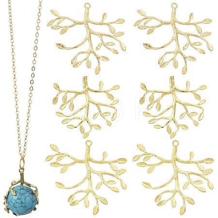 15Pcs 3 Styles Brass Pendants KK-CJ0005-82-1