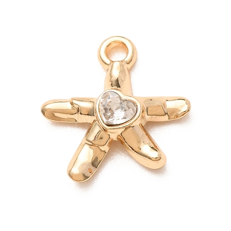 Alloy Rhinestone Pendants RB-CBAA597-02G-01-1