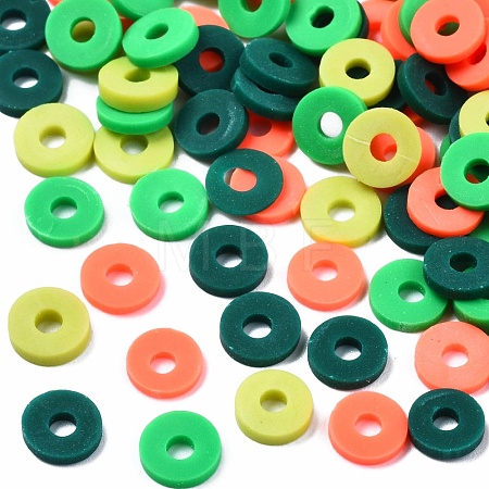 Handmade Polymer Clay Beads CLAY-T019-02B-37-1