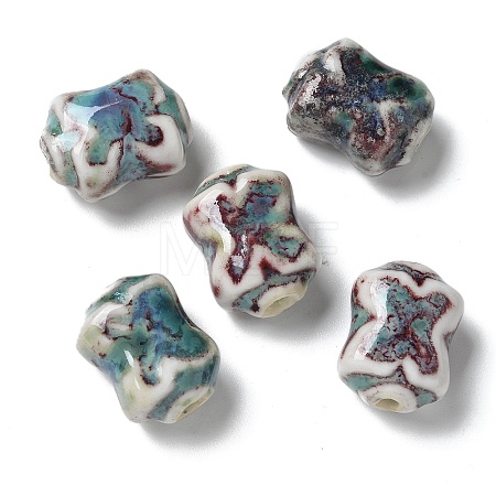 Handmade Porcelain Beads PORC-L080-E06-1