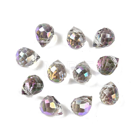 Electroplate Glass Beads EGLA-C008-01A-HP01-1