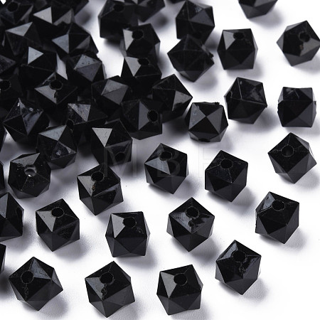 Opaque Acrylic Beads MACR-S373-112B-A01-1