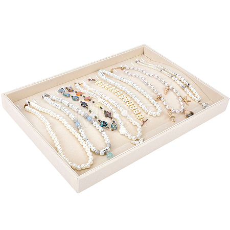 Velvet Necklace Display Organizer Trays NDIS-WH20007-02A-1