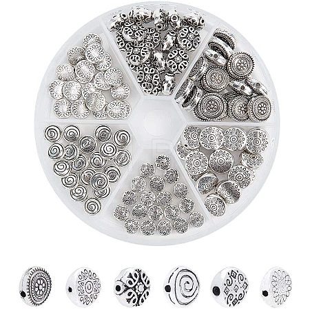 Tibetan Style Alloy Beads TIBE-PH0004-65AS-1