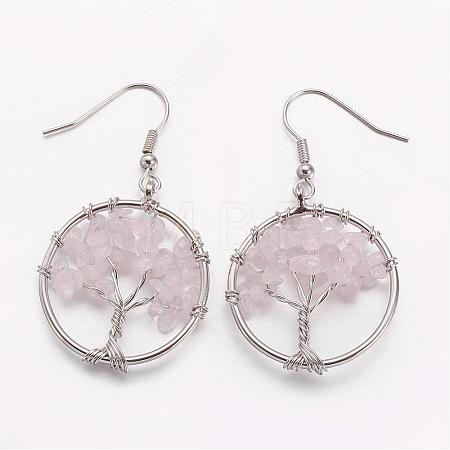 Dangle Earrings EJEW-N0030-05-1